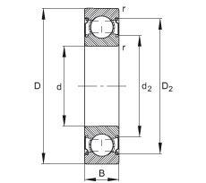 S 6004-C-2Z, ă(ni)Y(ji)(gu)C (j) DIN 625-1 (bio)(zhn)Ҫߴɂ(c)g϶ܷ