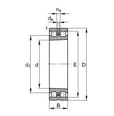 ALS NN3018-AS-K-M-SP, (j) DIN 5412-4 (bio)(zhn)Ҫߴ, ǶλS, pFF 1:12 ɷx, ּpСď(ni)϶ƹ