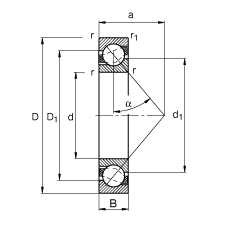 ǽ|S 7226-B-TVP, (j) DIN 628-1 ˜ʵҪߴ|  = 40