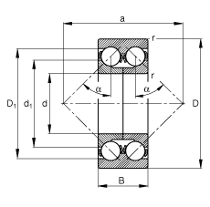 ǽ|S 3309-DA,  DIN 628-3 ˜ʵҪߴpɷxʷփȦ|  = 45