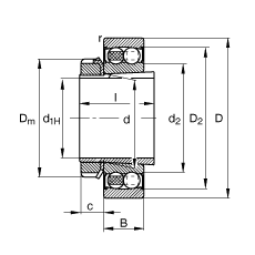 {(dio)S 2212-K-2RS-TVH-C3 + H312, (j) DIN 630  DIN 5415 (bio)(zhn)Ҫߴ, F׺;oףɂ(c)ܷ