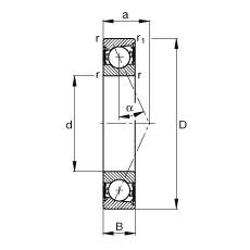 SS B71908-E-2RSD-T-P4S, {(dio)(ji)Ɍ(du)b|  = 25ɂ(c)ܷǽ|ƹ