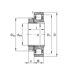 ΝLS 20211-K-TVP-C3 + H211, (j) DIN 635  DIN 5415 ˜ʵҪߴ, F׺;o