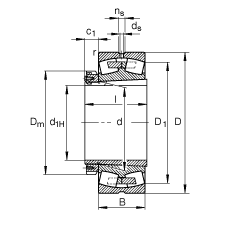 {ĝLS 23952-K-MB + H3952, (j) DIN 635-2 ˜ʵҪߴ, F׺;o