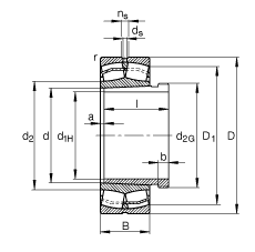 {(dio)ĝLS 23218-E1-K-TVPB + AHX3218, (j) DIN 635-2 (bio)(zhn)Ҫߴ, F׺ж