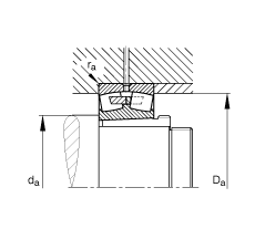 {(dio)ĝLS 22334-K-MB + AH2334G, (j) DIN 635-2 ˜ʵҪߴ, F׺ж