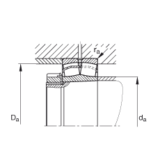 {ĝLS 22319-E1-K-T41A, (j) DIN 635-2 ˜ʵҪߴ, FF 1:12